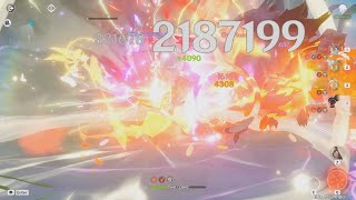 Eula c0 hitting for +2M damage | Genshin Impact