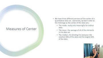 Shape, Center, Spread, and Outliers
