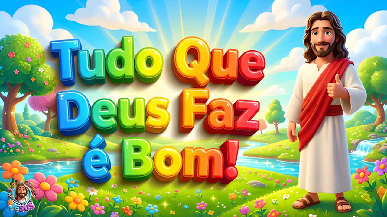 Tudo que Deus faz é Bom | Música Infantil Gospel 