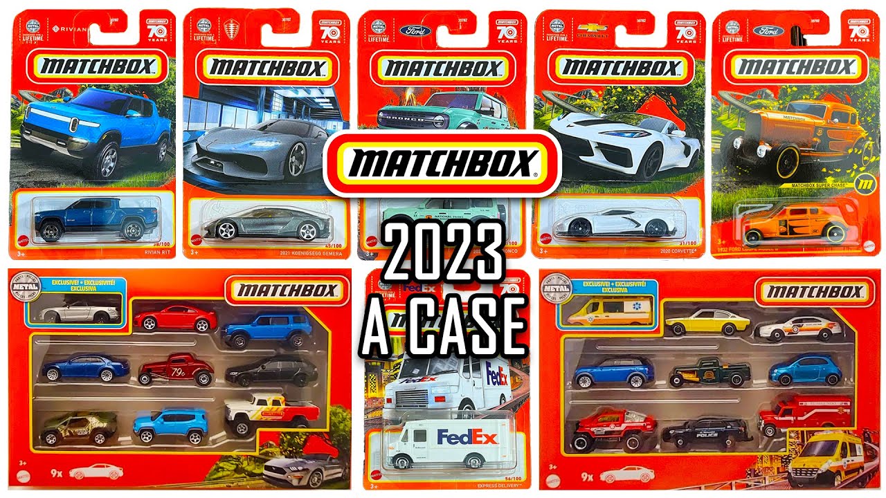 Preview Matchbox 2023 A Case Cars 9 Pack Set Super Chase Upcomings 