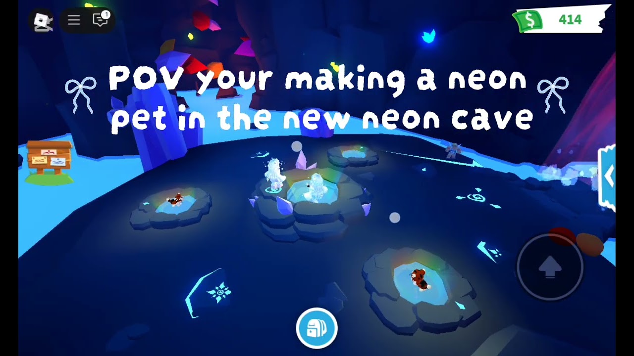 POV making a neon pet in adopt me ! 