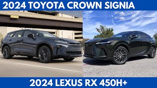 2024 Toyota Crown Signia Vs. 2024 Lexus RX 450h+ the Ultimate Luxury SUV Comparison