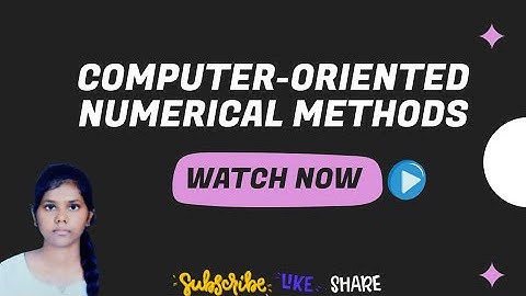 Compare iterative methods on the basis of different parameters.