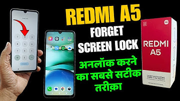 How to full reset Redmi A5 - Redmi A5 / Poco C71 Hard Reset & Remove screen lock - No Need Pc