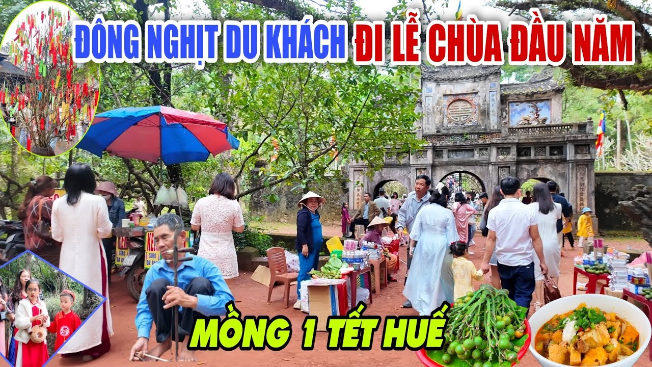 MỒNG 1 TẾT HUẾ: ĐÔNG NGHỊT CHÙA TỪ ĐÀM - TỪ HIẾU - KIM AN & KỲ LẠ CỨ ĐẾN CHÙA LÀ GẶP NGAY ĐIỀU NÀY