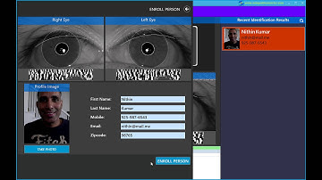 Unique Biometrics Iris Recognition Demo