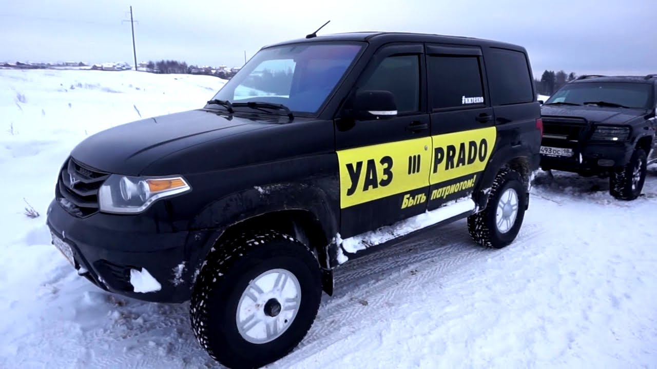УАЗ Патриот ИЖ-ТЕХНО.Кто круче в глубоком снегу Grand Cheerokee V8,Land ...