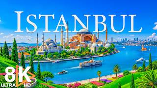 Istanbul 8K Drone Footage | Hagia Sophia, Coastal Cityscape &amp; Timeless Cultural Beauty