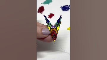 2-Drop Peyote Star Tutorial Extract 🌟 Ten Point Beaded Stars Handmade Ornaments