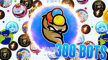 AGMA.IO - 300 BOTS // 1.000.000 MASS?! [AMAZING]