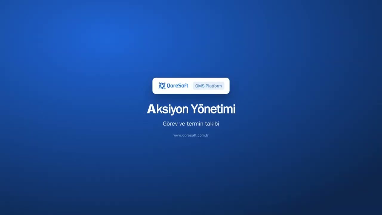Aksiyon Yönetimi — tanıtım videosu