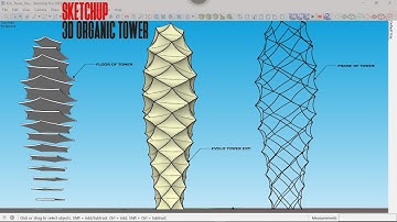 SketchUp 3D Evolo Tower Modeling | SketchUp Soap Skin Bubble Profile Builder 4 Plugin Tutorial