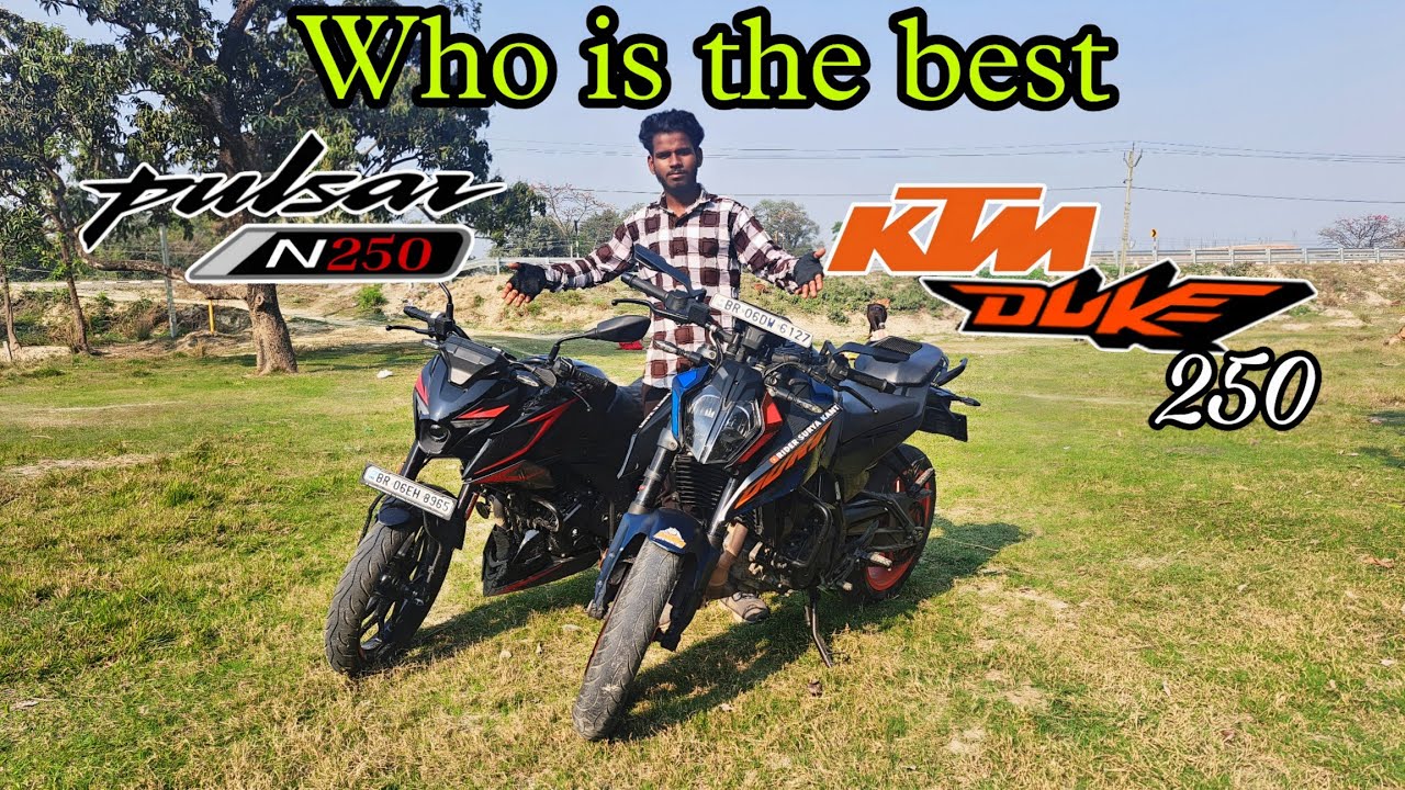 Who is the best । Pulsar N250 vs Duke 250 । Compare #motovolgger #viralvideo #viral #vlog #review 