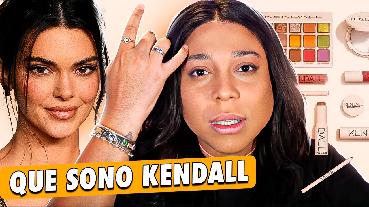 FAZENDO A MAKE DA KENDALL JENNER COM OS PRODUTOS DELA | BLOGUEIRINHA