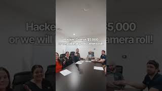 The hacker thought he had us...