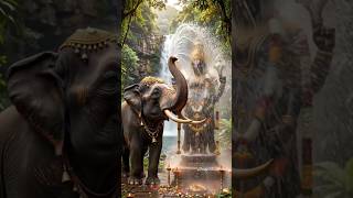 He came to serve.. And stayed to be loved🐘✨A moment of pure devotion with Balaji 🙏🏻 #balaji #govinda