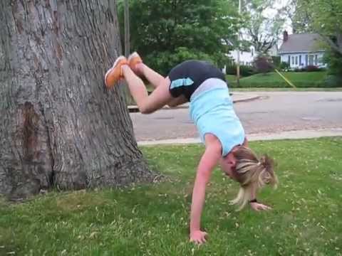 Donkey Kicks and Sprints on a Tree (or wall)