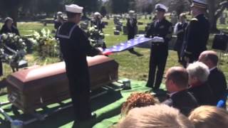 Dad's graveside service