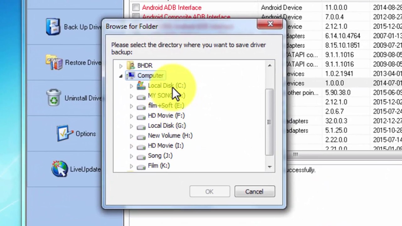 Driver backup, restore and download for Desktop/laptop