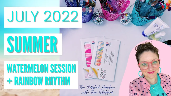 New Color Street Manicure using Rainbow Rhythm and...