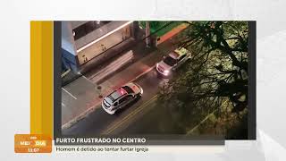Homem é detido ao tentar furtar igreja | Segurança | SCC Meio-Dia