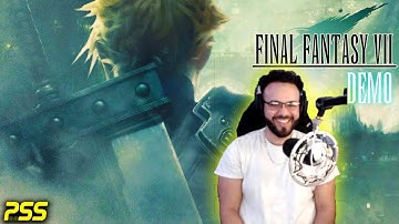 My FIRST Time! - Final Fantasy 7 Remake Demo Playthrough (PS4 Pro)