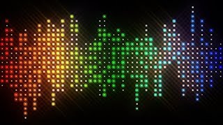 LED Lights Equalizer Motion Graphics