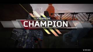 Double grenade champion kill Apex win!