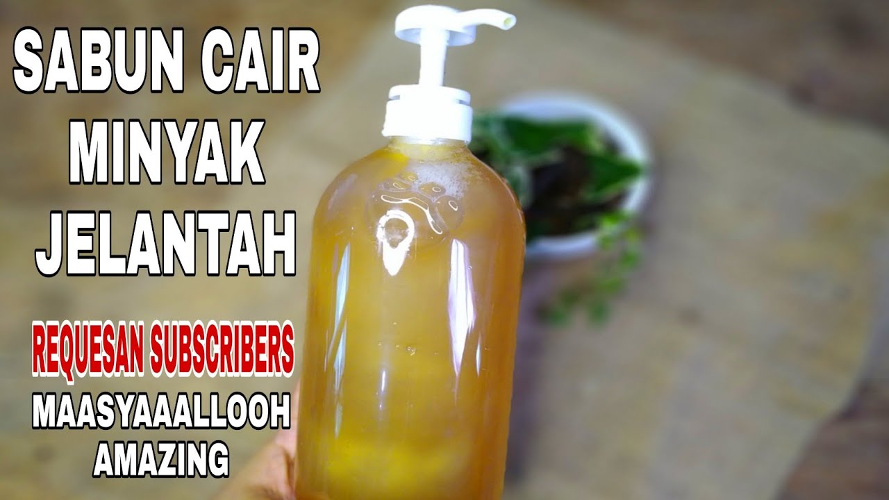 SABUN CAIR MINYAK JELANTAH | Used Cooking Oil Liquid Soap Requesan SUBSCRIBERS