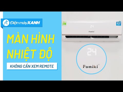 Máy lạnh Funiki 1 HP: màn hình hiển thị nhiệt độ, màng lọc Nano Bạc (HSC09TMU.ST3) • Điện máy XANH