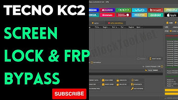 Tecno Spark 4 (Tecno KC2) Screen Lock & Frp Bypass With Unlock Tool