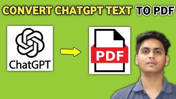 How to save Chatgpt conversations as a pdf file | Chatgpt text ko pdf kaise banaye