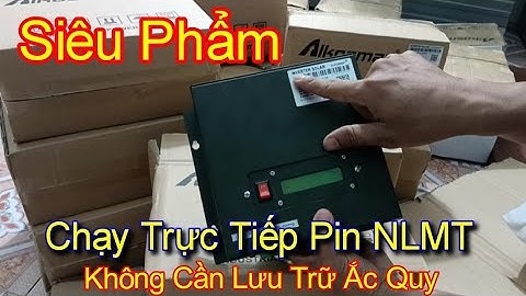 ♥️ INVECTER 👉 Chạy Trực Tiếp Từ Pin Năng Lượng Mặt Trời, Không Cần Ắc Quy - Shop Solar
