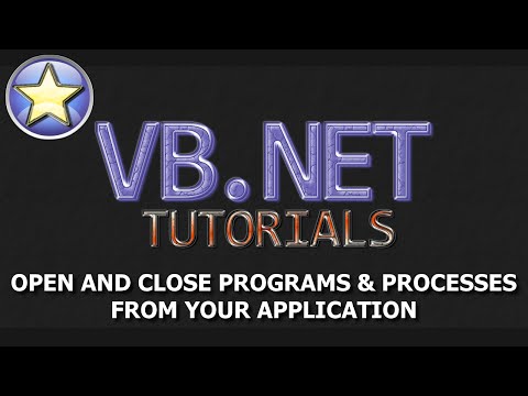 VB.NET Beginner Tutorial - Start and Kill Programs and Processes (Visual Basic .NET)