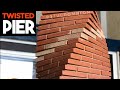 Bricklaying Twisted Brick Pier build