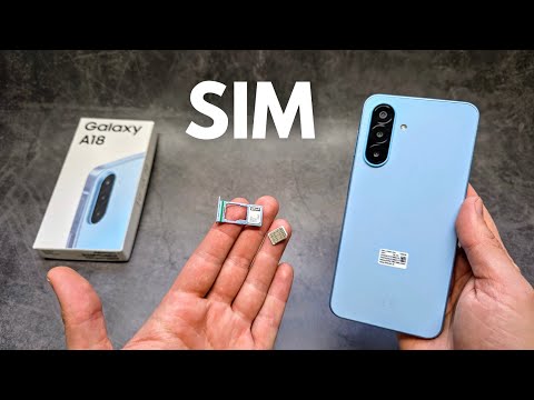 Samsung Galaxy A18 - How to Insert SIM Card