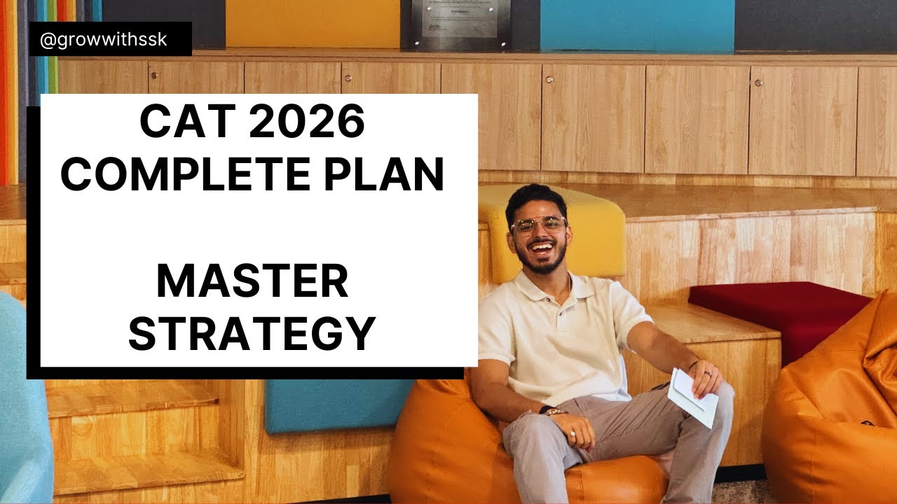CAT 2026 Complete Guide | Syllabus, Strategy, Books, Daily Targets & Profile | Master Strategy
