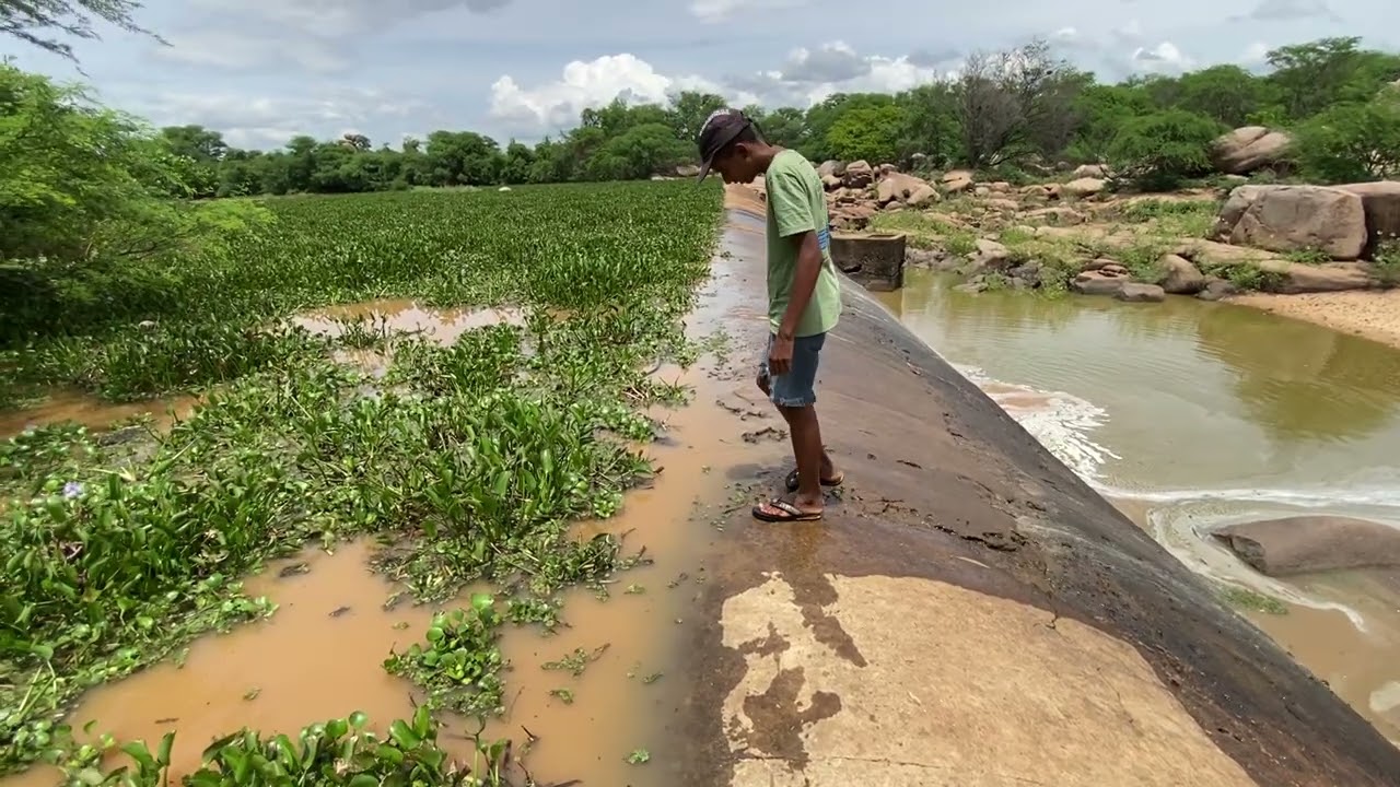 CHEGUEI BEM NA HORA QUE A BARRAGEM TRANSBORDOU 