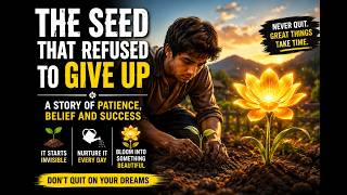 The Seed That Refused to Give Up 🌱 | A Powerful Motivational Story About Patience, & Never Giving Up