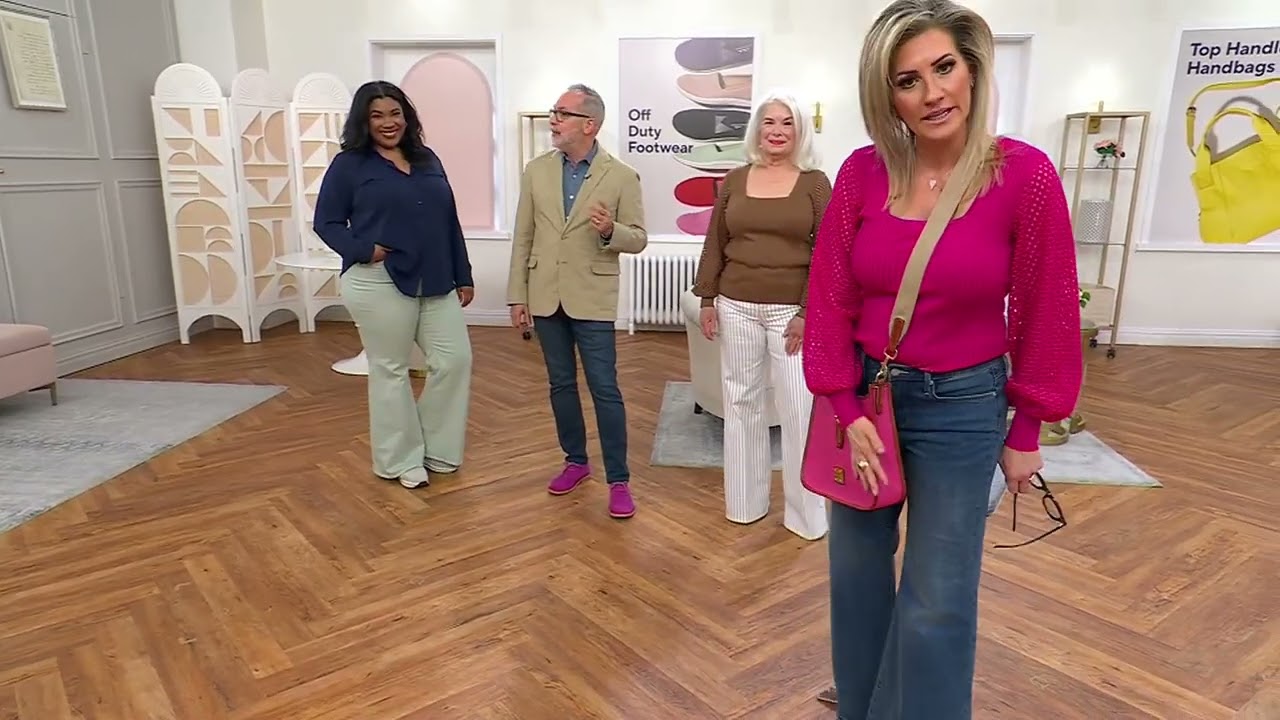 NYDJ Mia Palazzo Full-Length Jeans on QVC