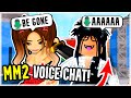 I Used VOICE CHAT In Murder Mystery 2! 😂 (ROBLOX)