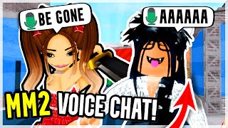 I Used VOICE CHAT In Murder Mystery 2! 😂 (ROBLOX)