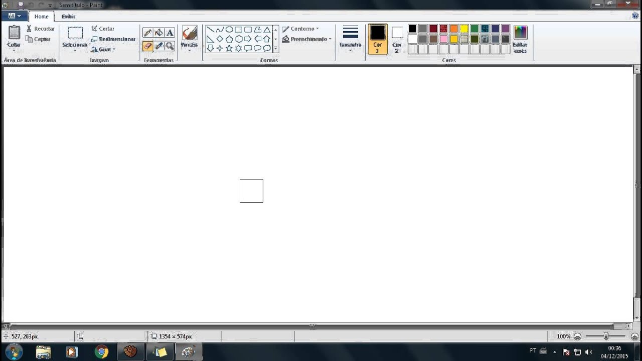 Como aumentar e diminuir a borracha do PAINT YouTube