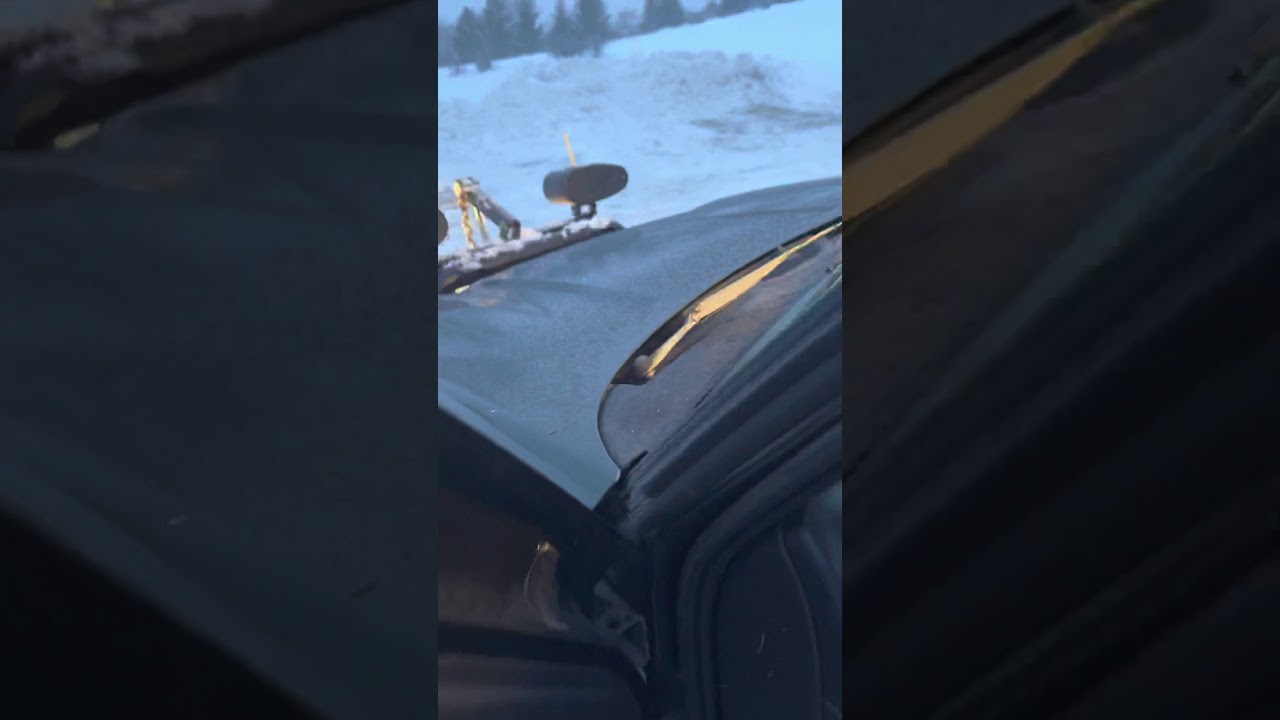 02 Jeep Liberty KJ snow plow setup YouTube