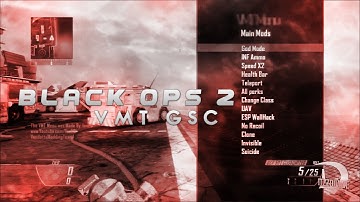 [PS3] VMT Menu Black Ops 2 GSC Mod Menu [1.19]