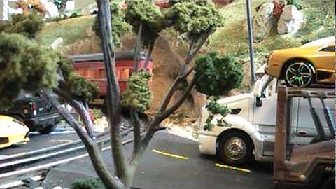 SP 4449 MY FIRST MTH O SCALE LAYOUT EVER A 5X7 LAYOUT-A WEST COAST TRIP  #13.1