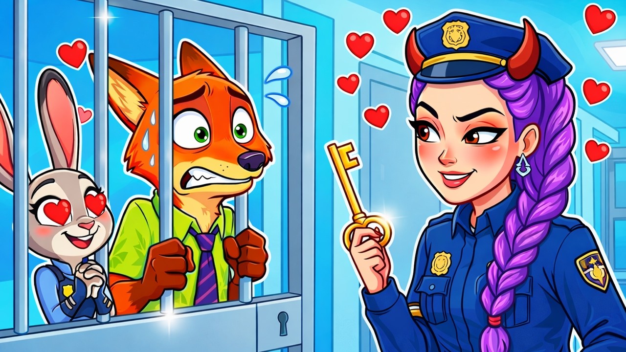 NICK WILDE and JUDY HOPPS Stuck in RUMI’S Secret KPOP PRISON! 🔥🔑