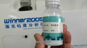 Application of laser particle size analyzer in silicone oil emulsion