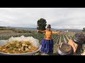 COCINANDO AJI DE HABAS EN EL CAMPO AL AIRE LIBRE - COCINA CON MAMILA