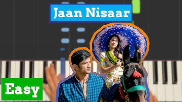 🎹 Jaan Nisaar - Kedarnath || EASY Piano Tutorial/Cover